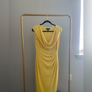 Ralph Lauren yellow dress -like new
